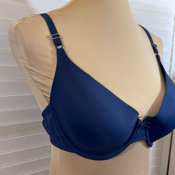 Maidenform Bra 40C Underwire Self Expressions T-Shirt Blue NWOT - Picture 6 of 14